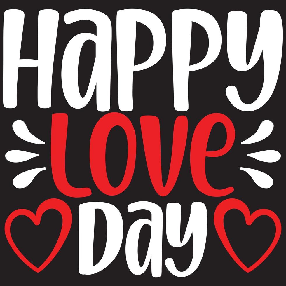 happy love day vector