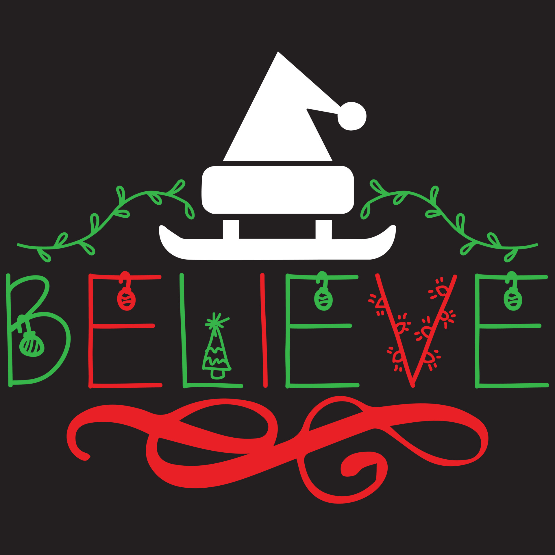 believe t shirt design 5416796 Vector Art at Vecteezy
