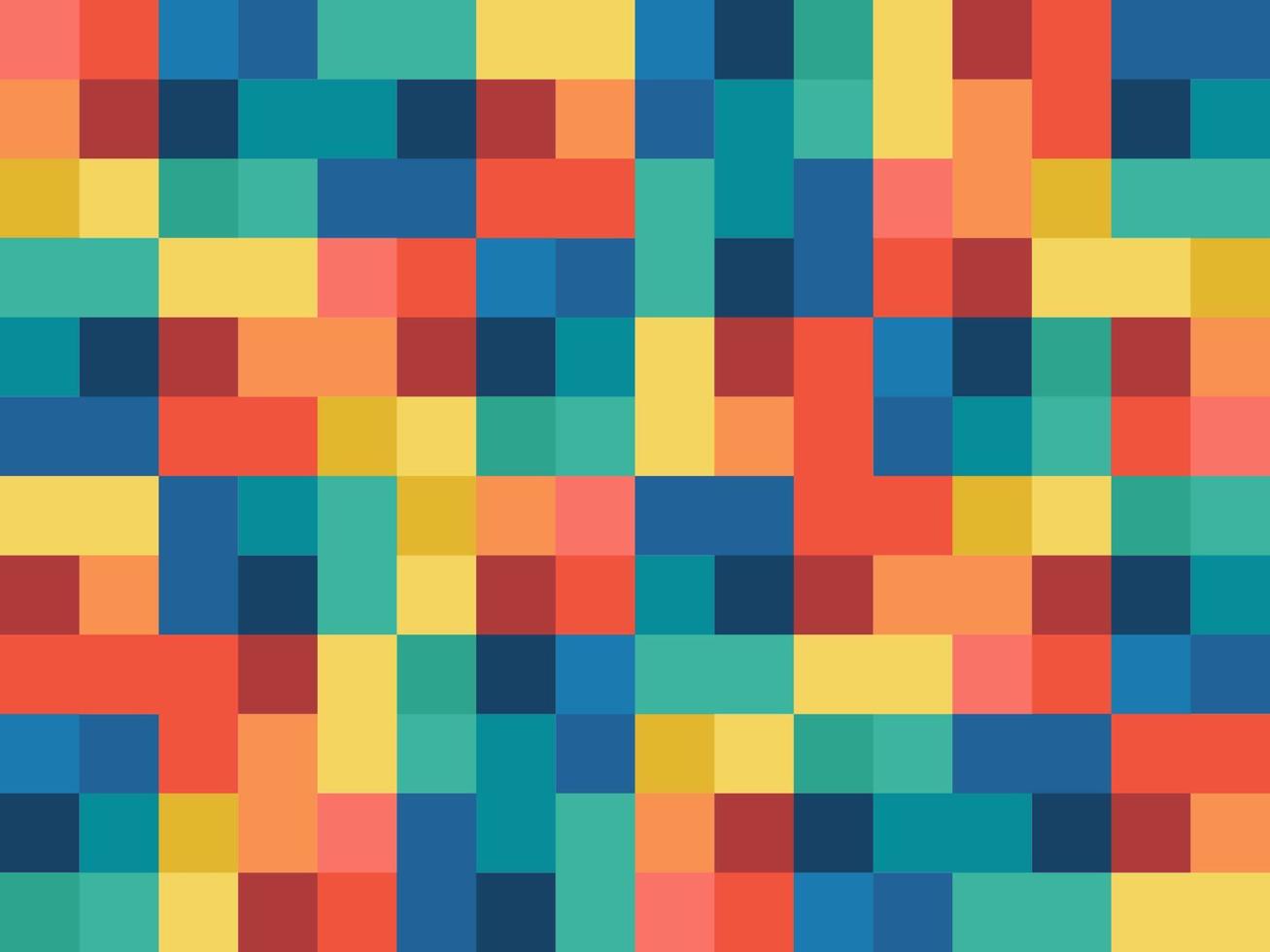 Abstract colourful pixels pattern background vector