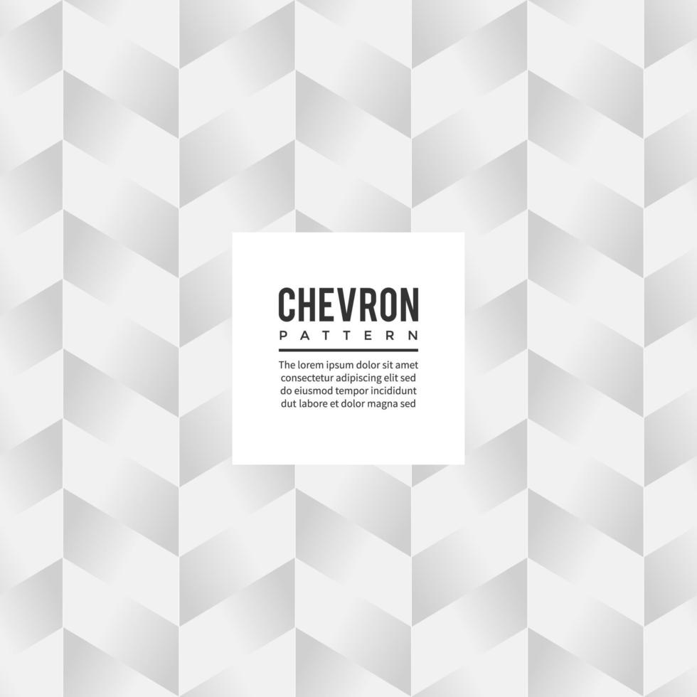 Subtle silver chevron pattern background vector