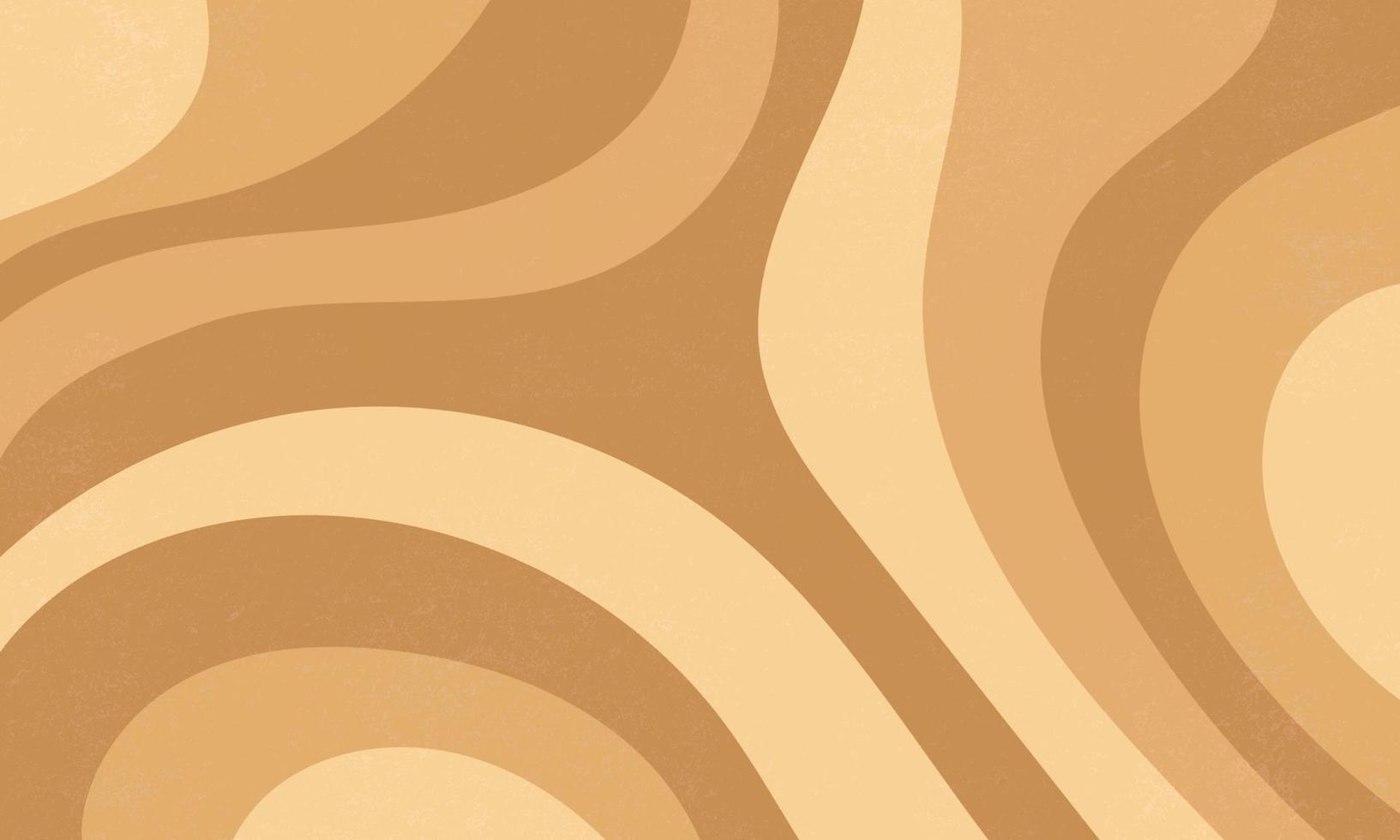 Retro psychedelic beige background vector
