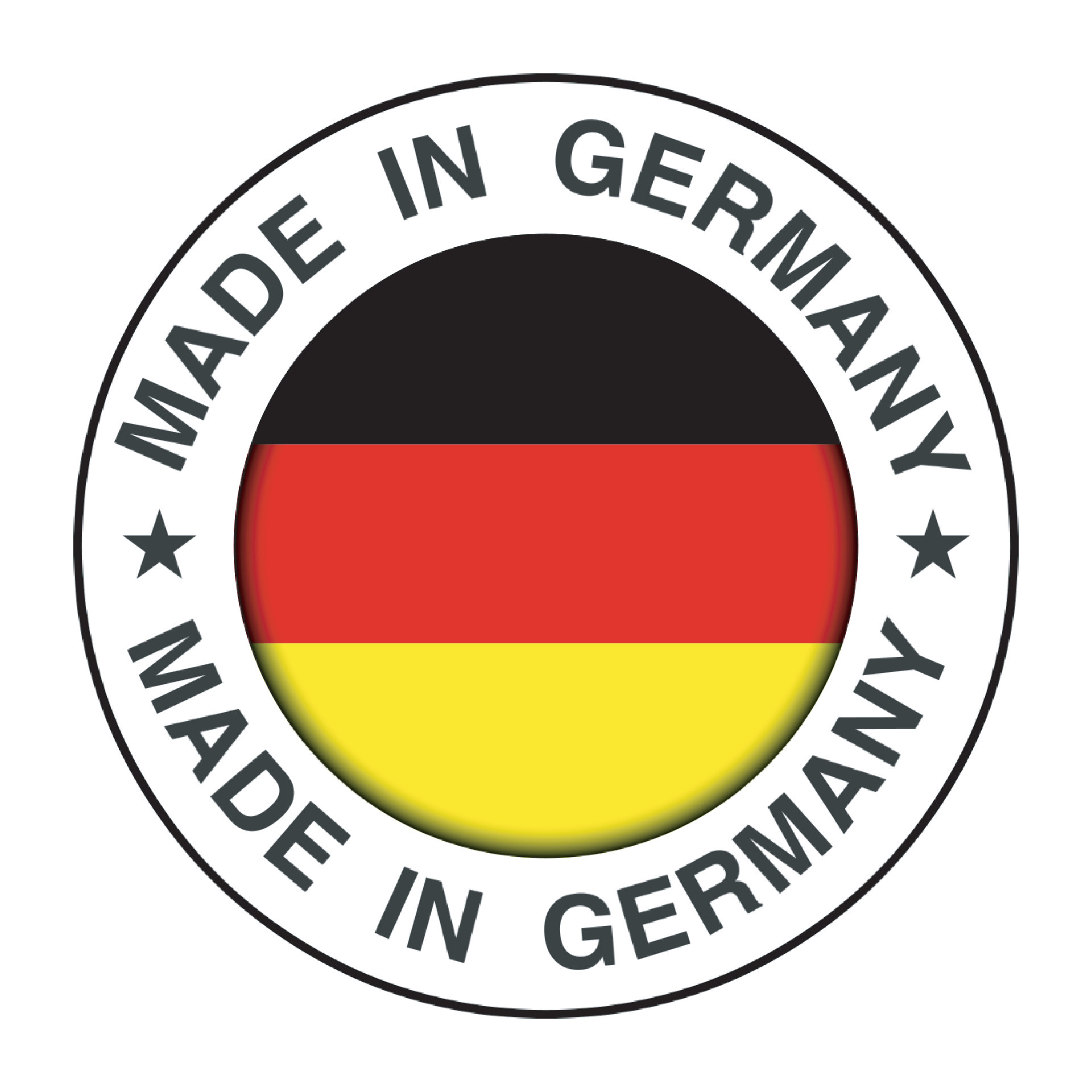 Made in Germany icon, circle button. 5416922 Vector Art at Vecteezy