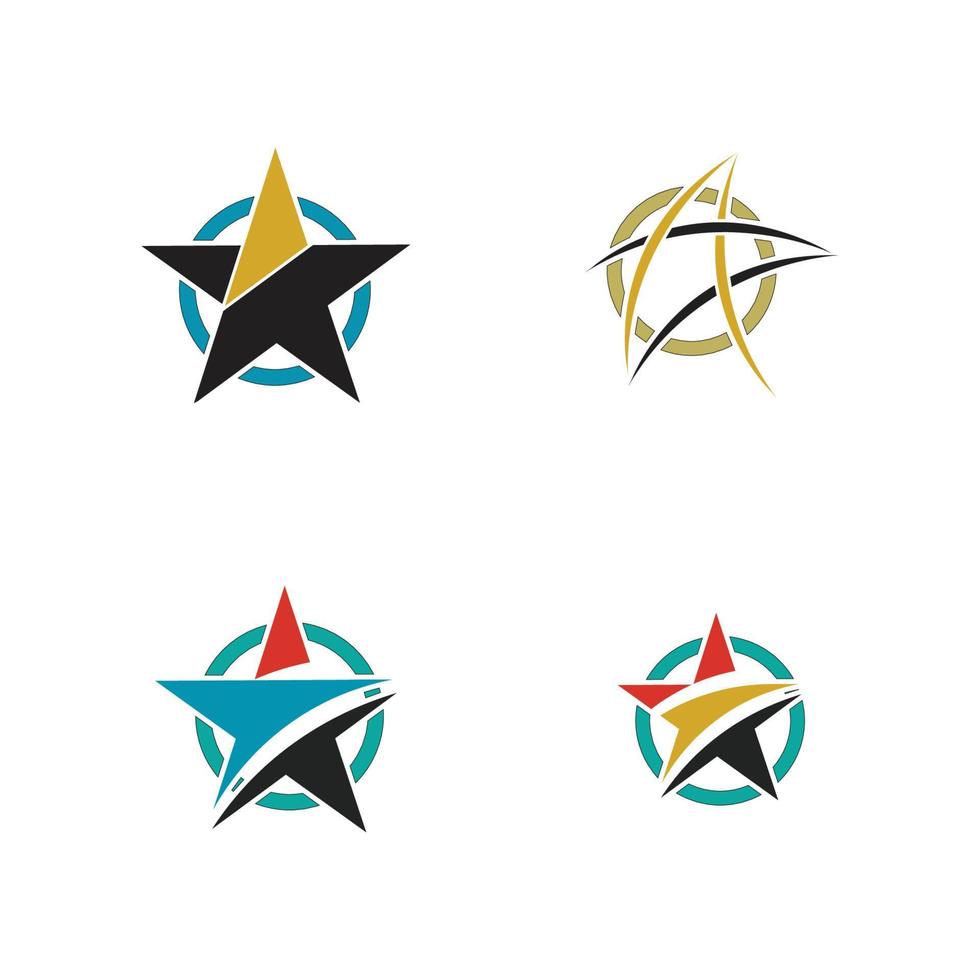 Star icon Template vector