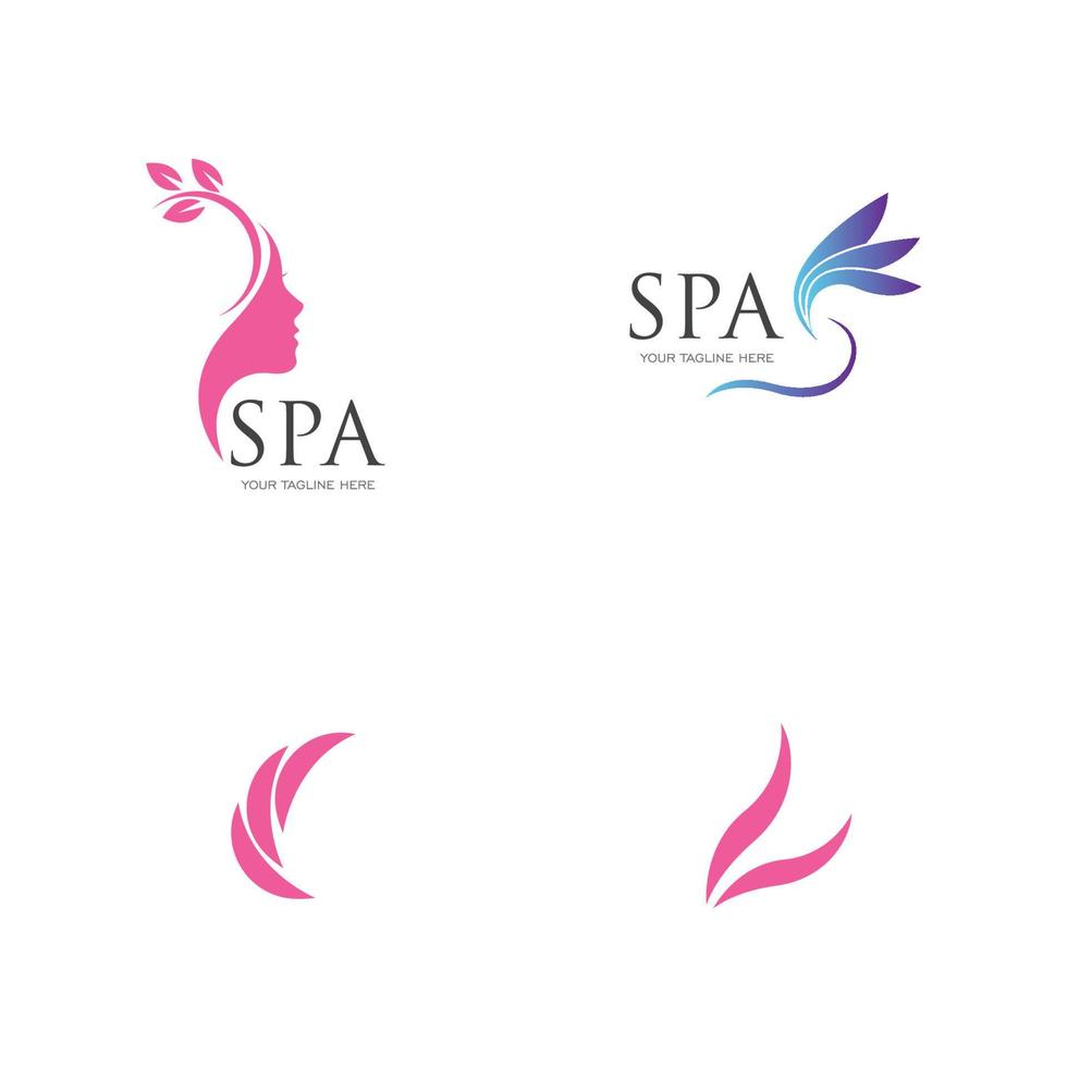 spa logo vector illustration design template 5416999 Vector Art at ...