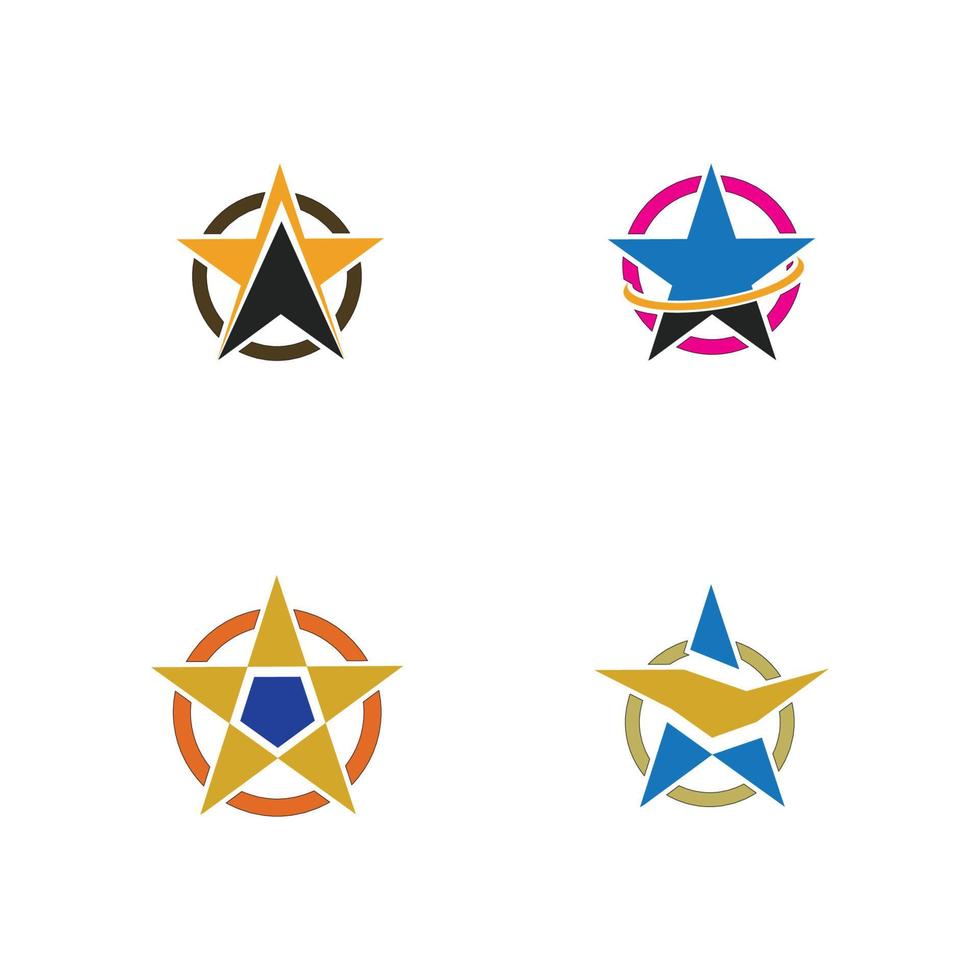 Star icon Template vector