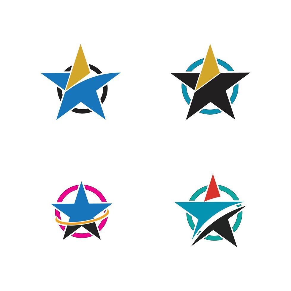 Star icon Template vector