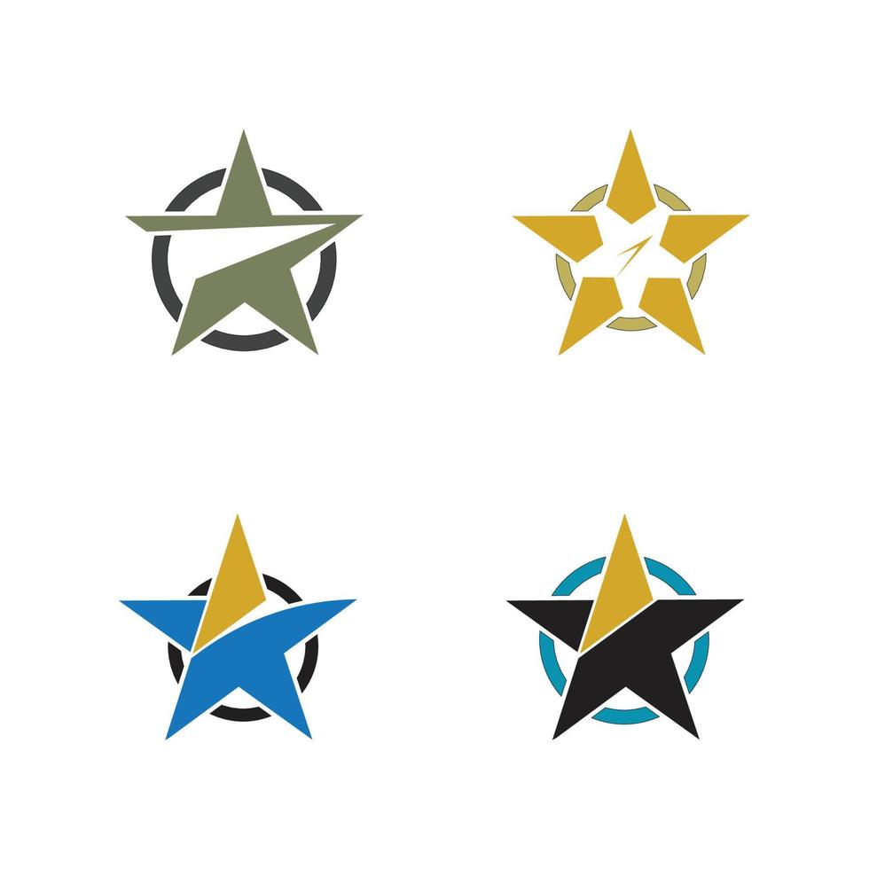 Star icon Template vector