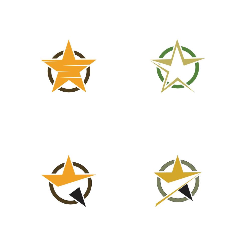 Star icon Template vector