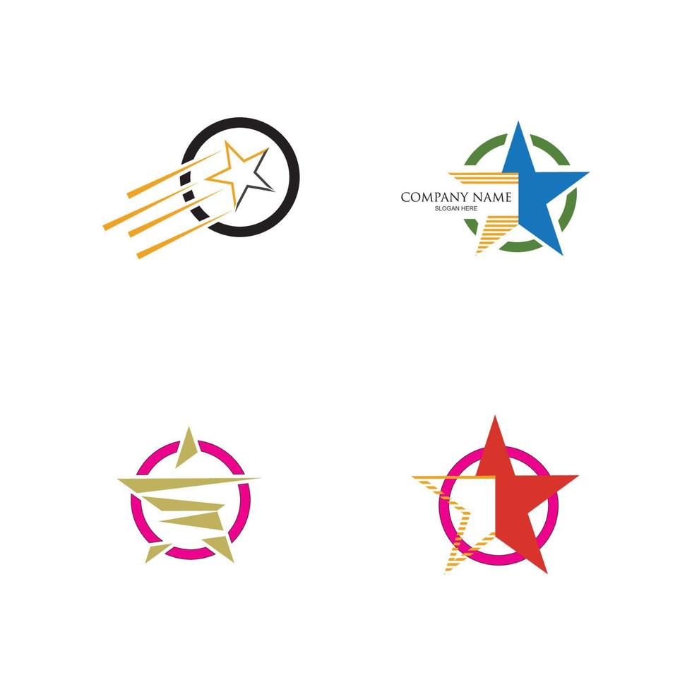 Star icon Template vector