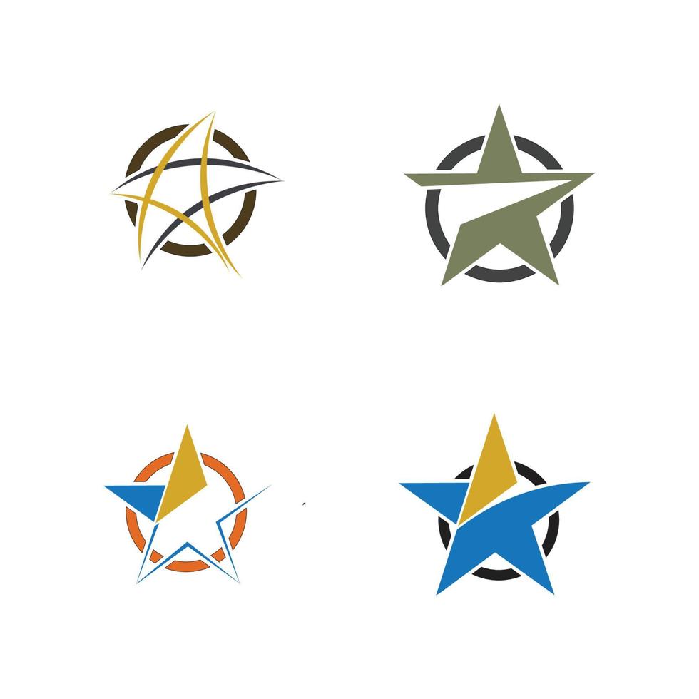 Star icon Template vector