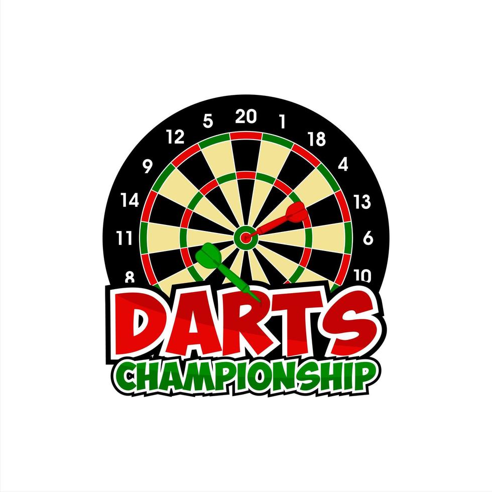 Vector Design Darts Championship Logo