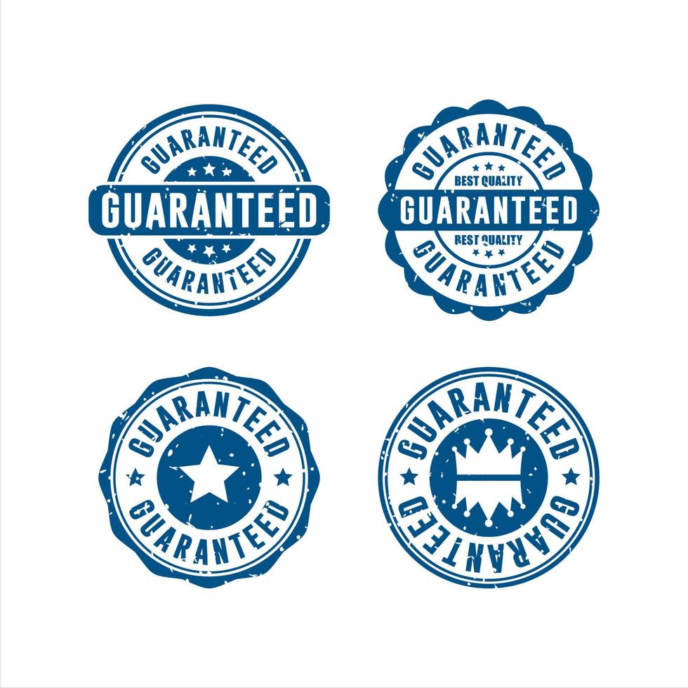 Guaranteed Stamps vector design Collection.eps