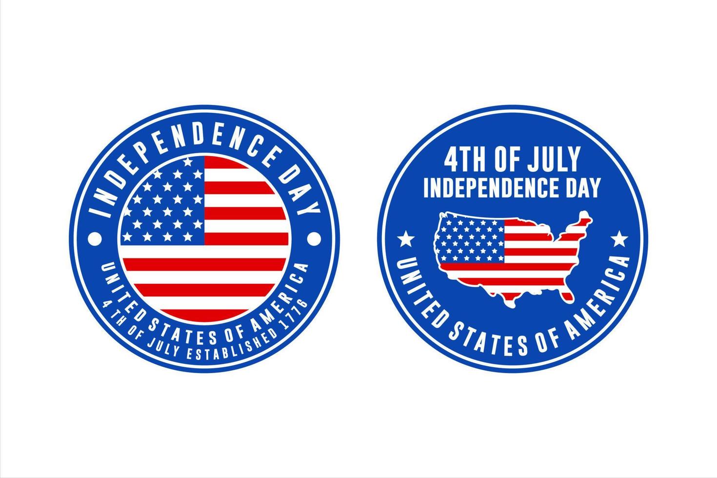 día de la independencia 4 de julio estados unidos de américa vector
