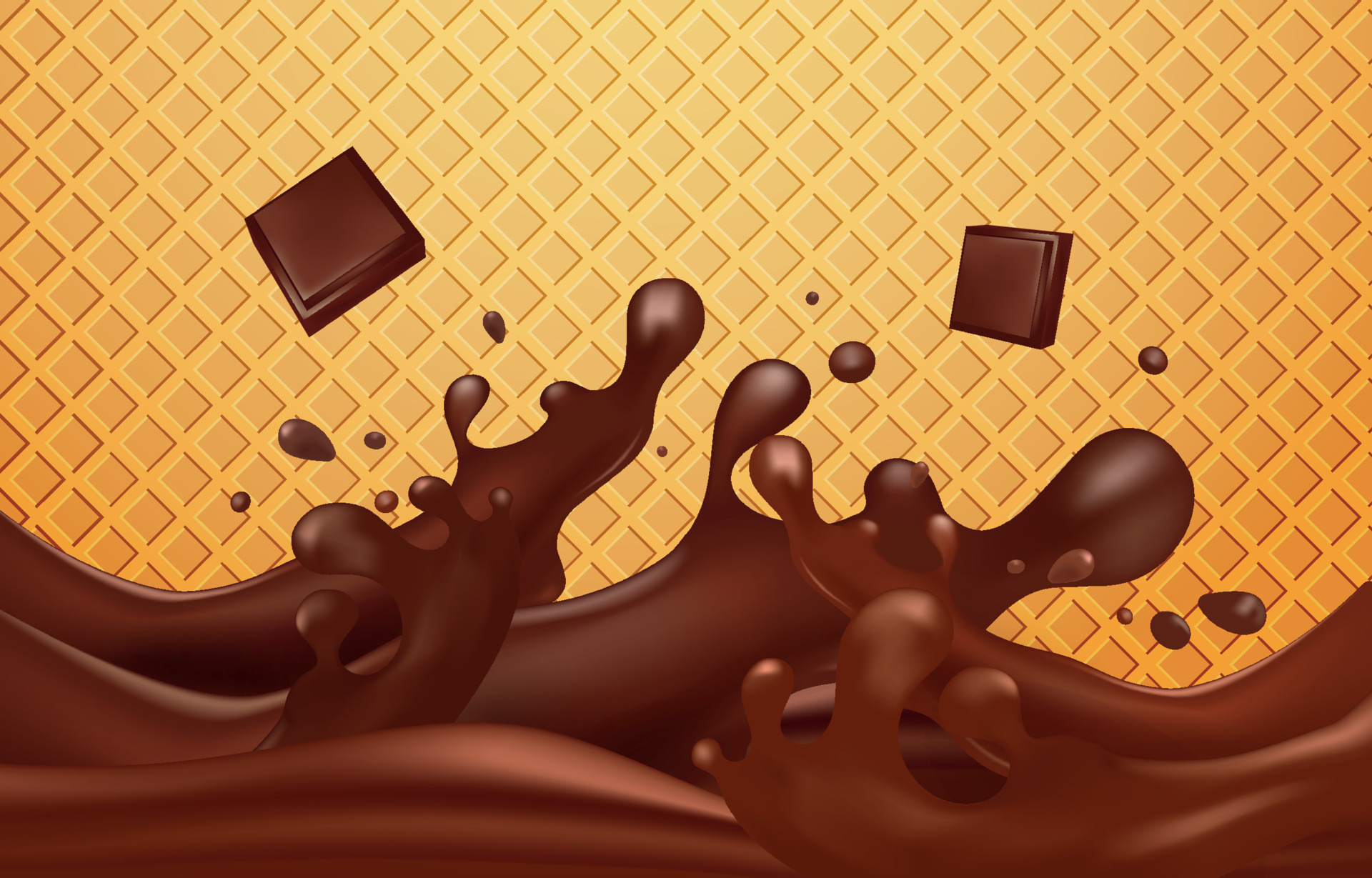 chocolate milk splash vector