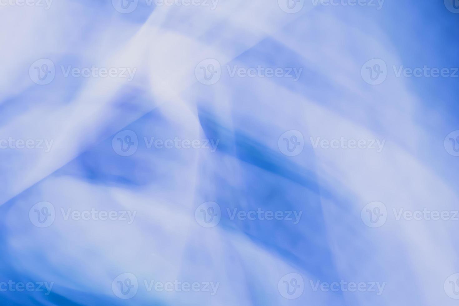 Horizontal blue white abstract background banner with light blur. photo