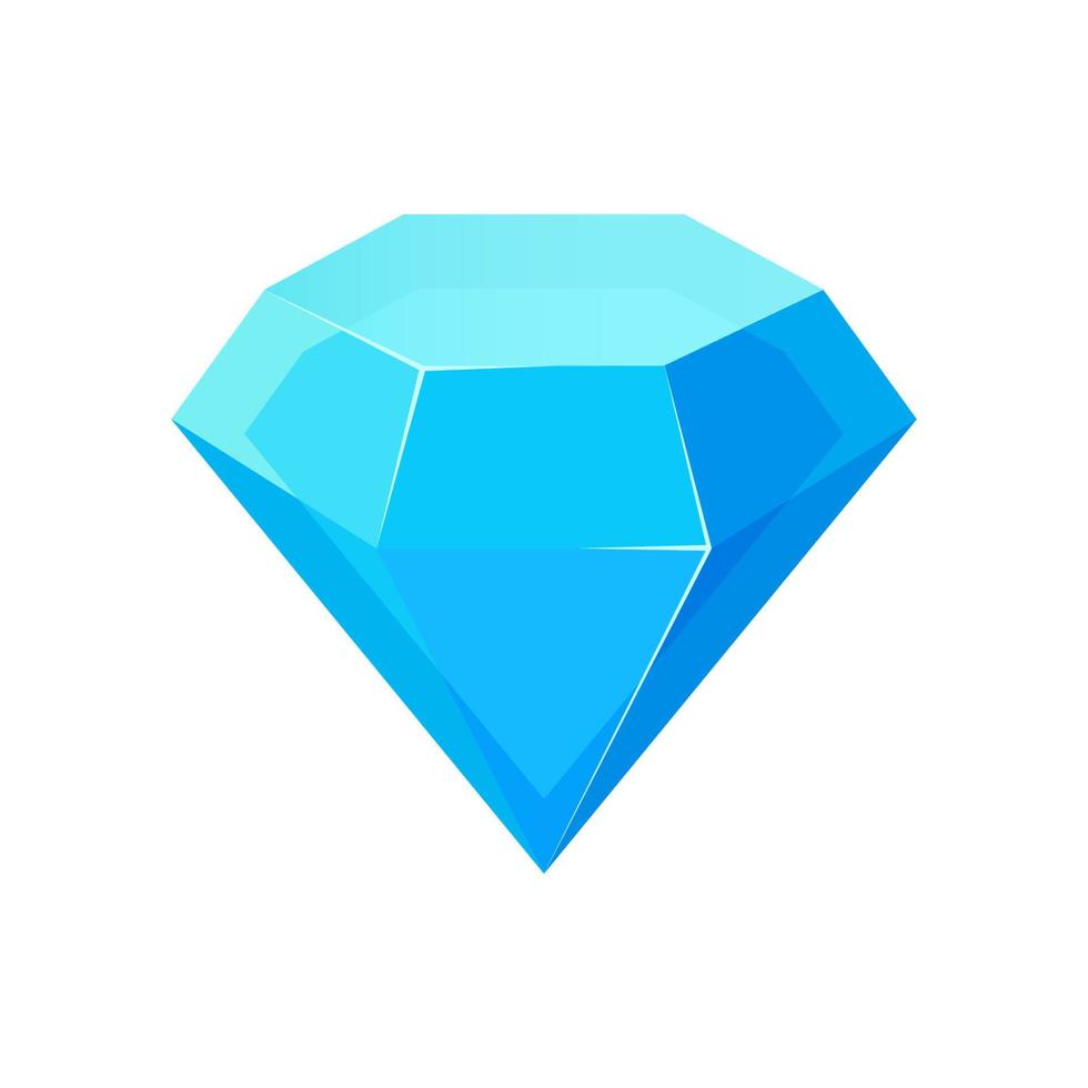 Jewelry gem stone vector illustration concept