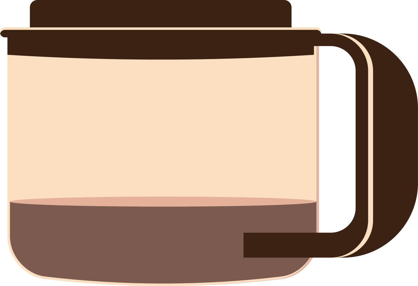 icono de cafetera vector