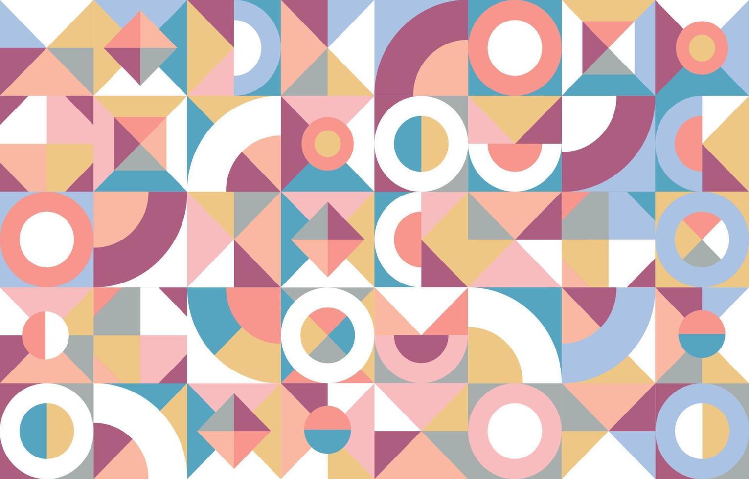 Abstract Geometric Flat Background vector