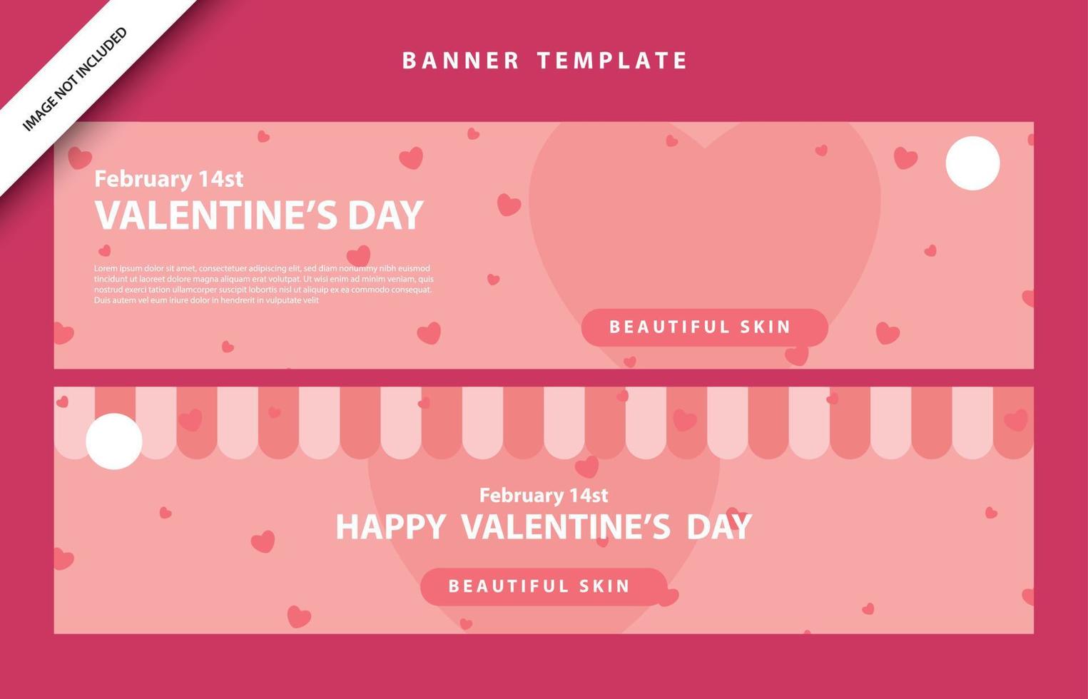 happy valentines day social media poster banner flyer pattern event abstract layout illustration background february party wallpaper template label backdrop modern vector design sale red romantic red