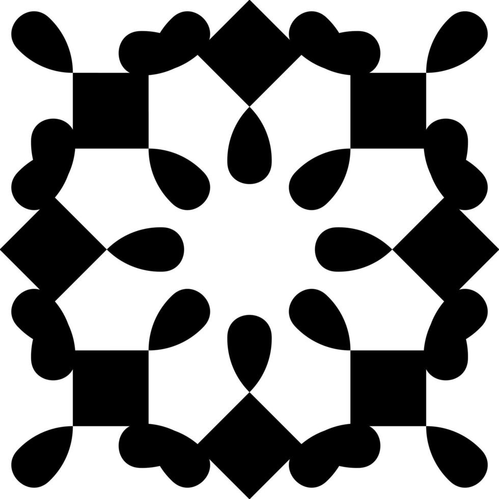 simple black shape tile perfect for background or wallpaper vector