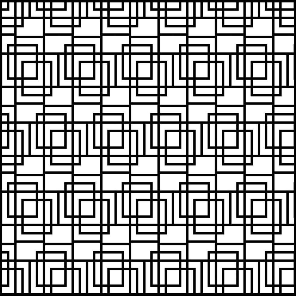 patrón sin costuras de mosaico blanco y negro simple perfecto para fondo o papel tapiz vector