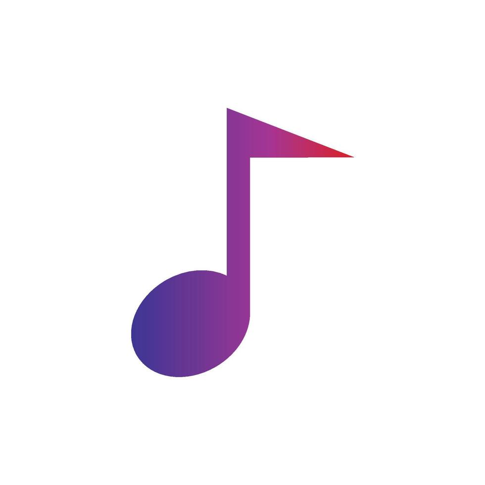 Music note Icon Vector illustration design