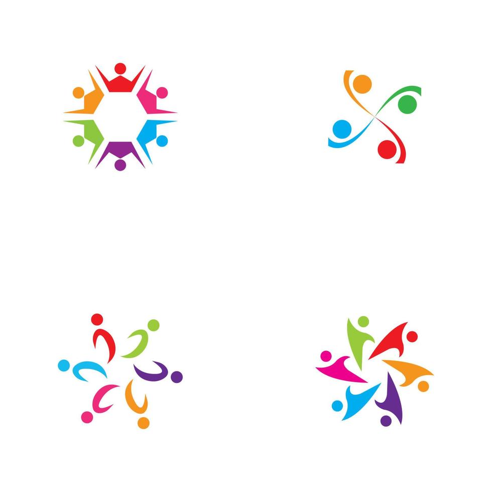 Community, network and social icon vector