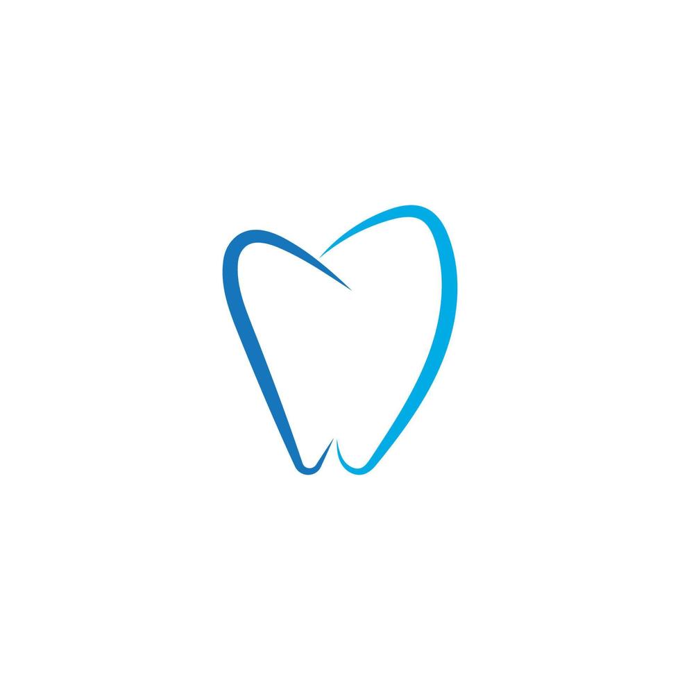 Ilustración de vector de plantilla de logotipo dental