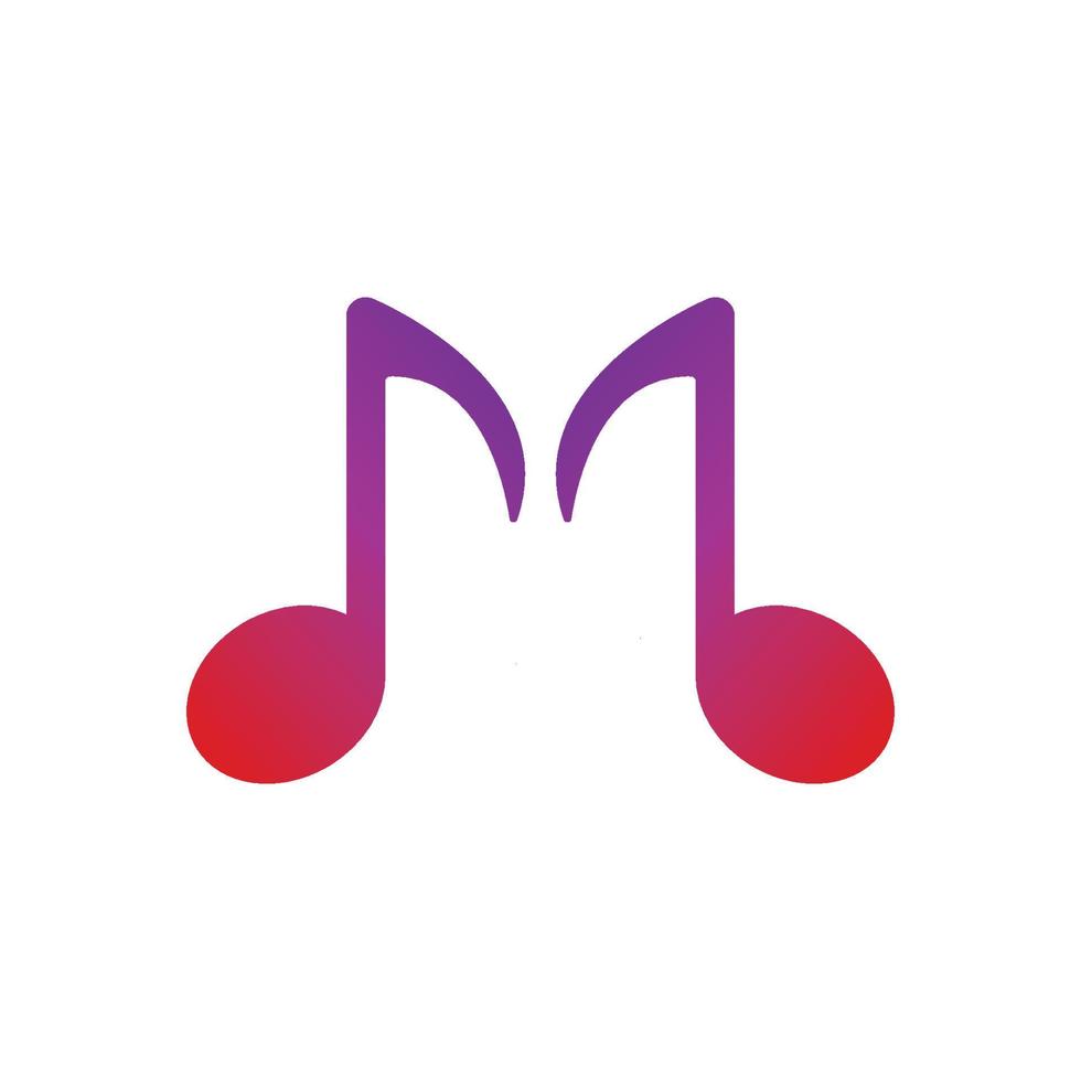 Music note Icon Vector illustration design