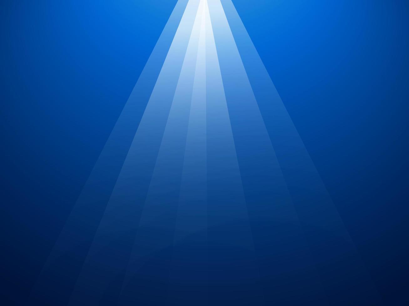 Gradient Blue Background with spotlight, Lighting. Vector illustration