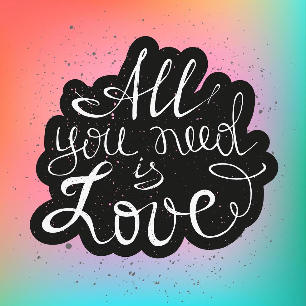 Hand drawn lettering design. Conceptual handwritten phrase. vector