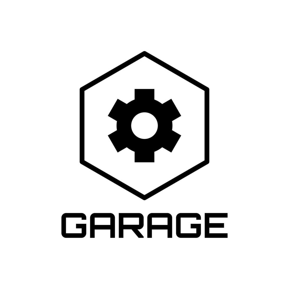 garage symbol vector