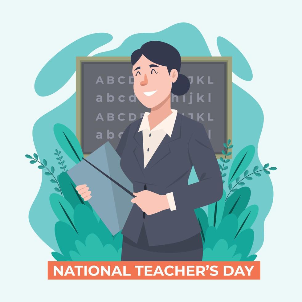 National Teacher's Day vector