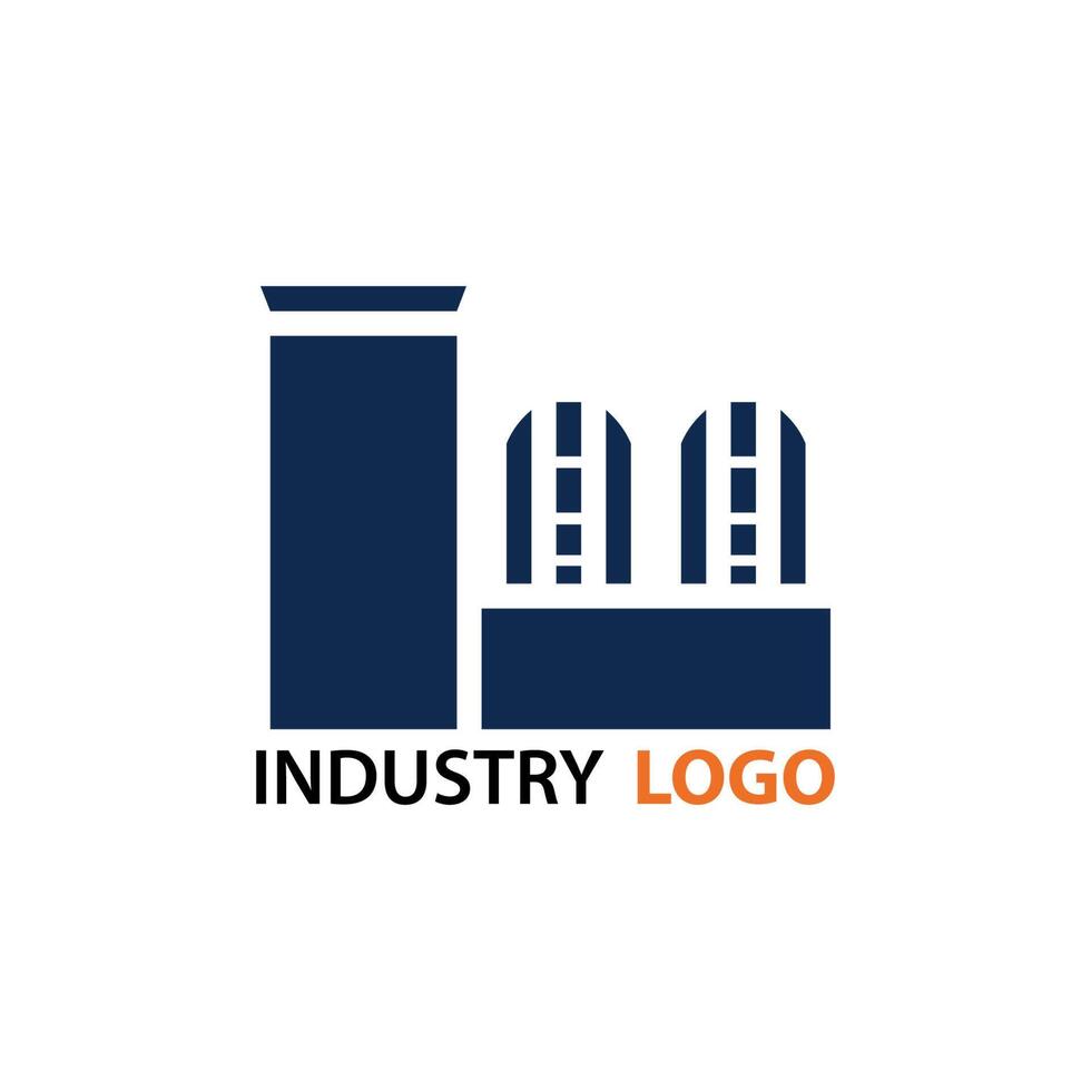 diseño de la industria del logotipo vector