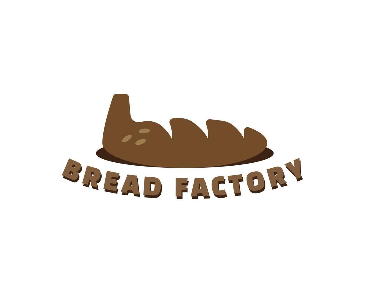 a whole bread factory logo concept vector illustration