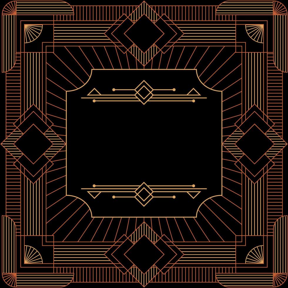 fondo decorativo art deco vector