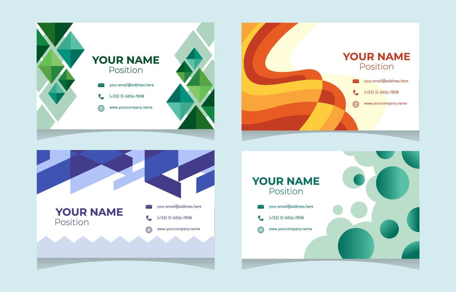 Namecard for Business Template vector