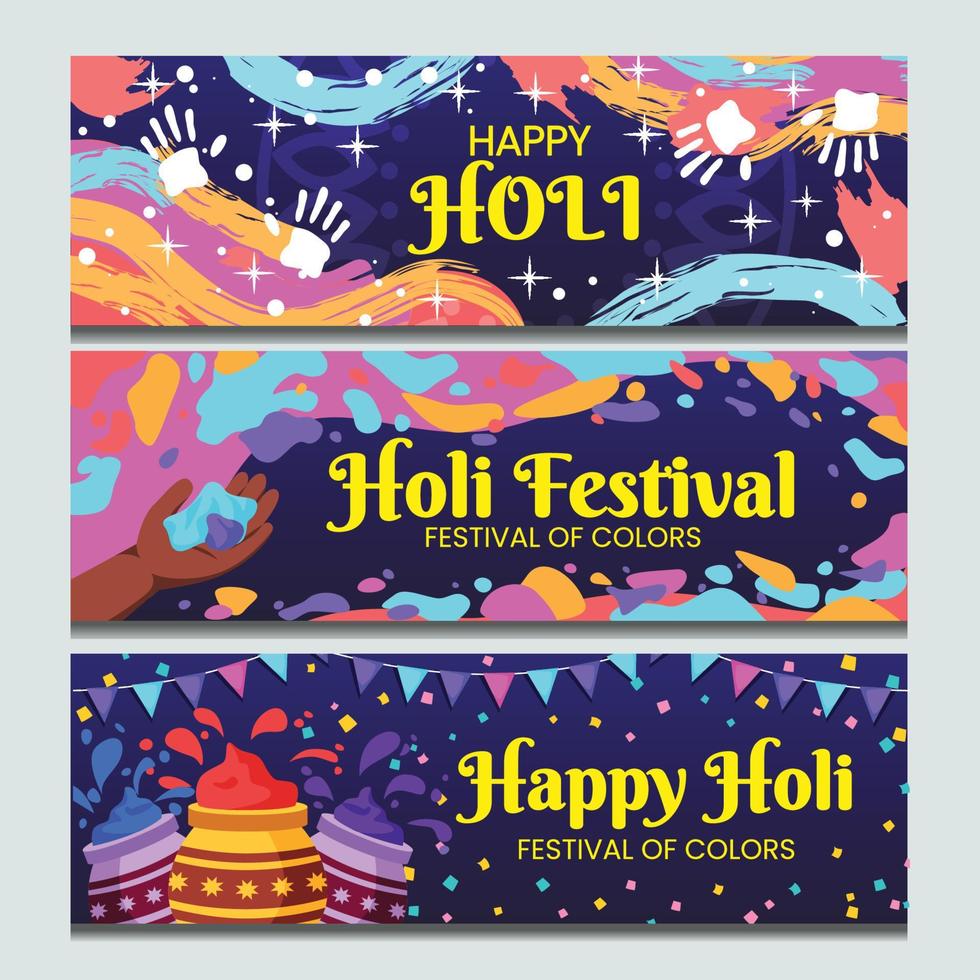 Hand Drawn Holi Festival vector