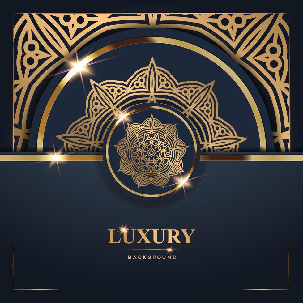 Luxury golden mandala background Free Vector