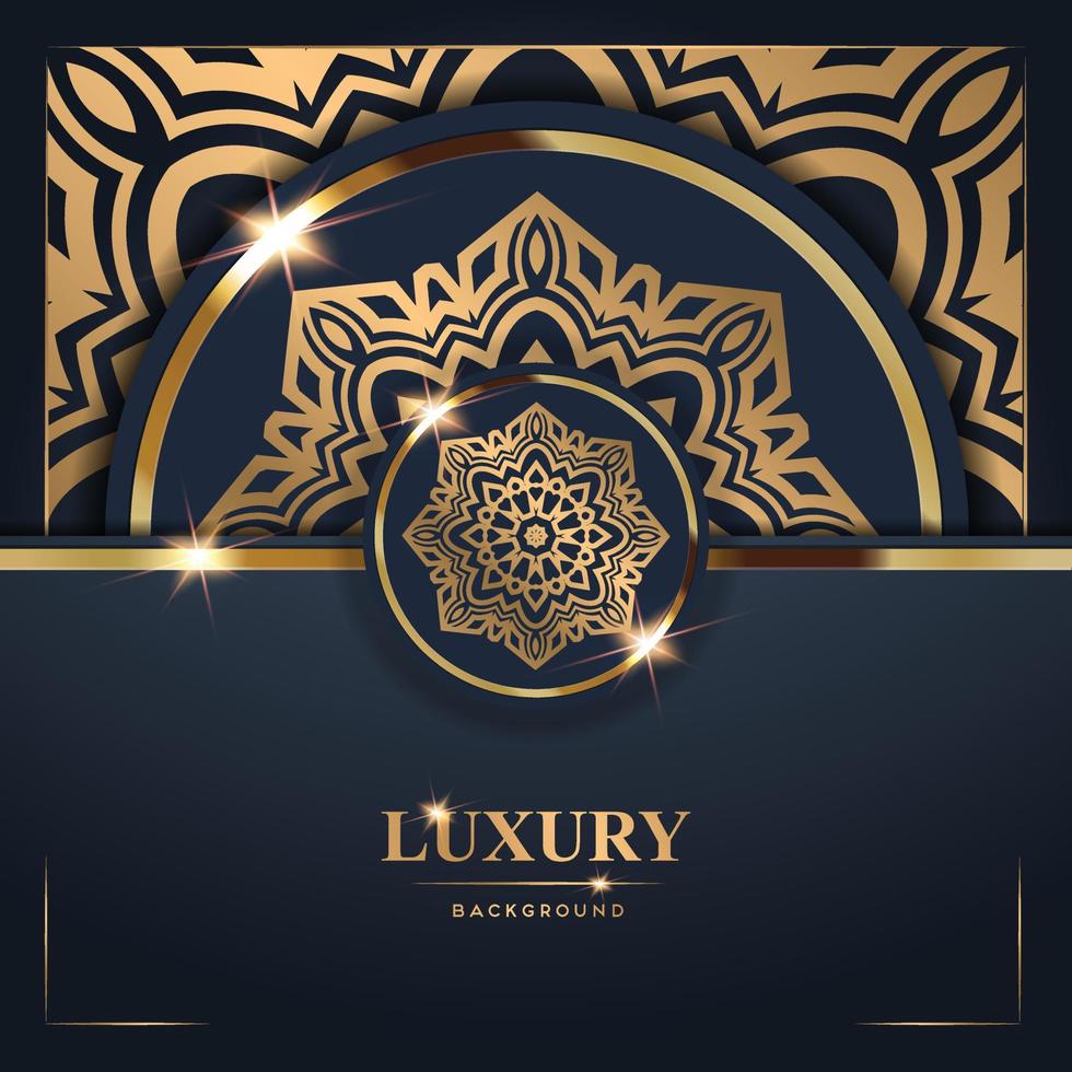 Luxury golden mandala background Free Vector