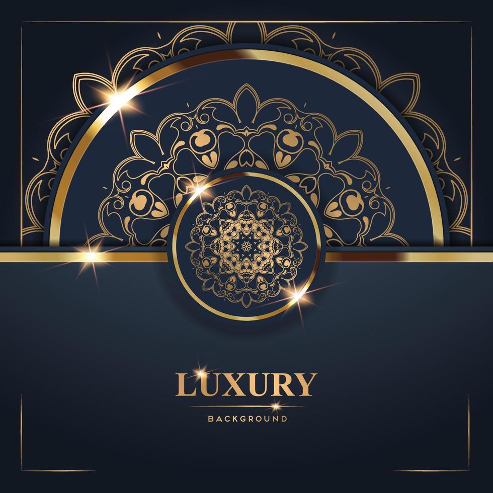 Luxury golden mandala background Free Vector