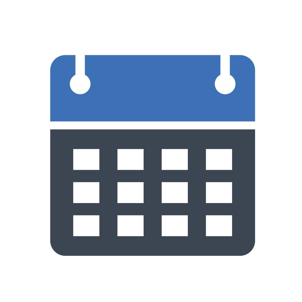 calendario, icono de calendario vector