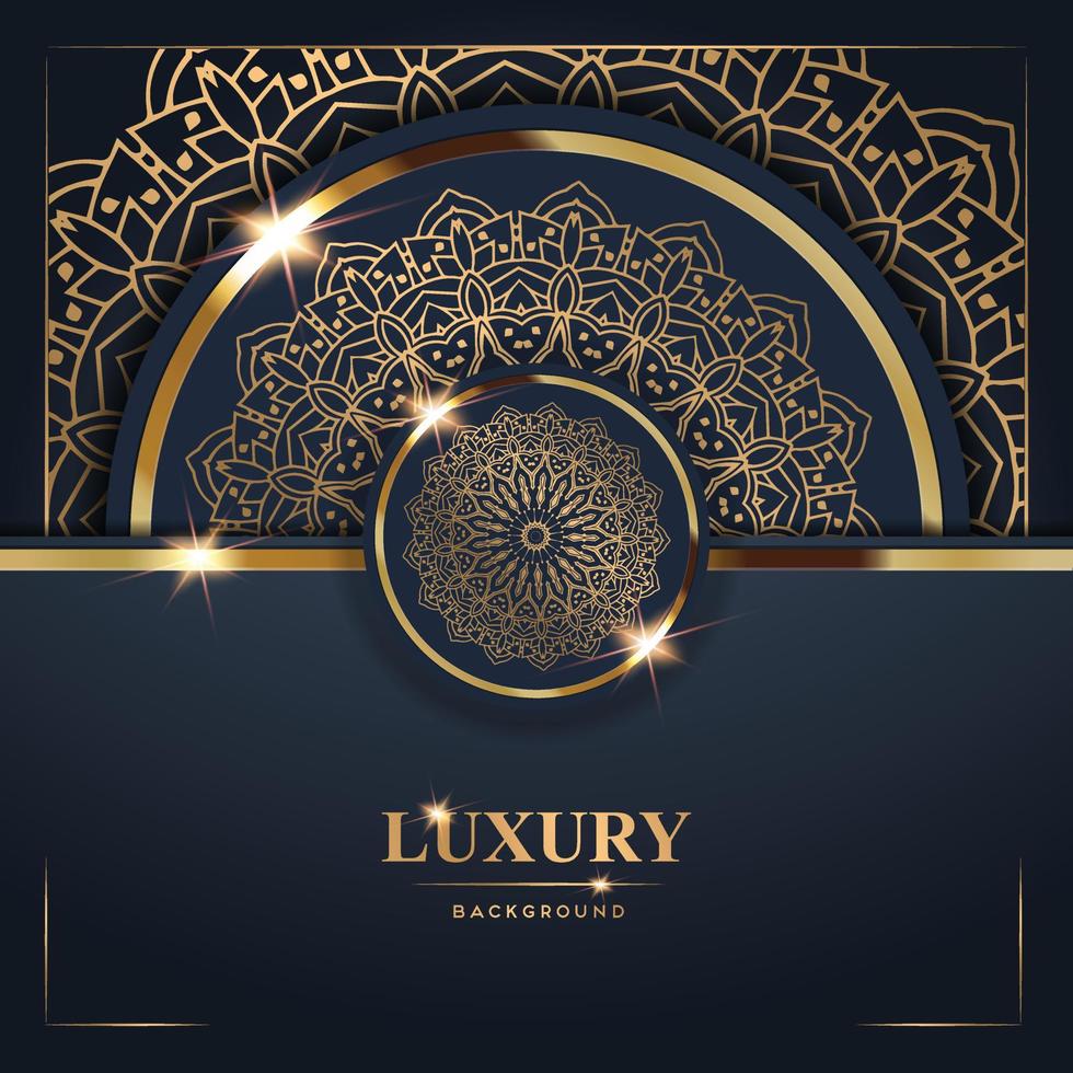 Luxury golden mandala background Free Vector