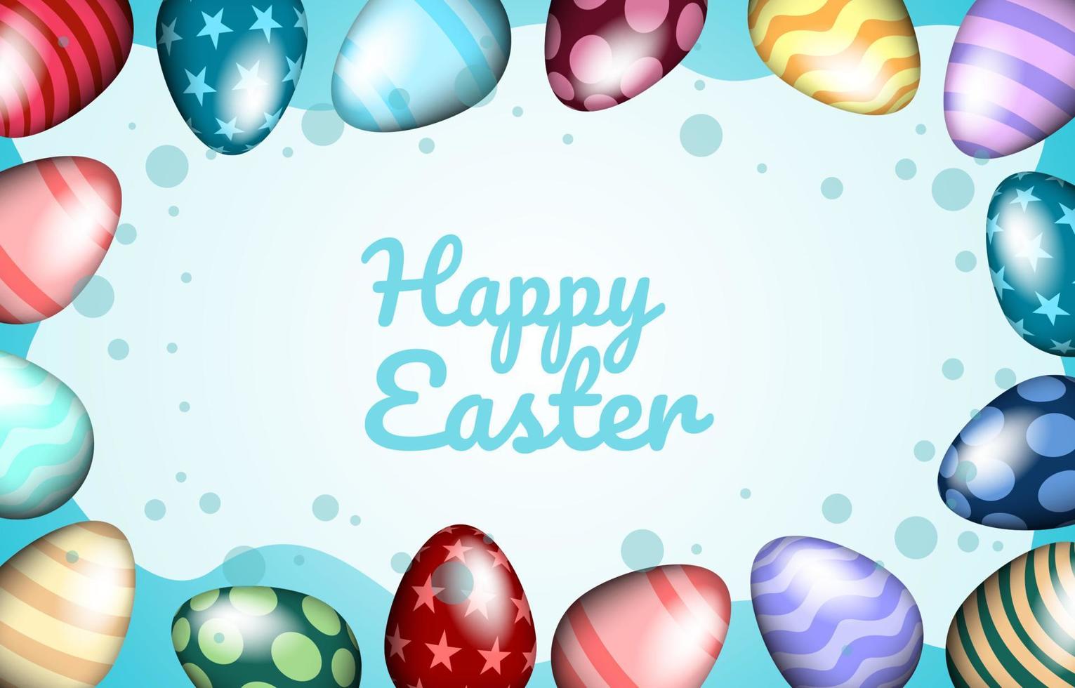 Happy Easter Background vector