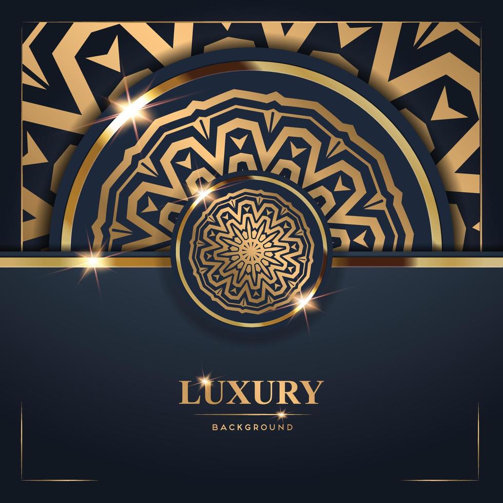 Luxury golden mandala background Free Vector