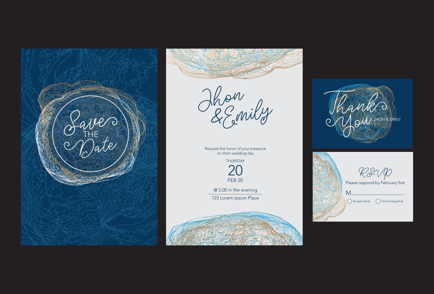 invitation to the wedding, a great celebration of lovers, the bride and groom.background texture luxury liquid marble and gold. for business cards, flyers, flyer, banner, website, paper printing. vector