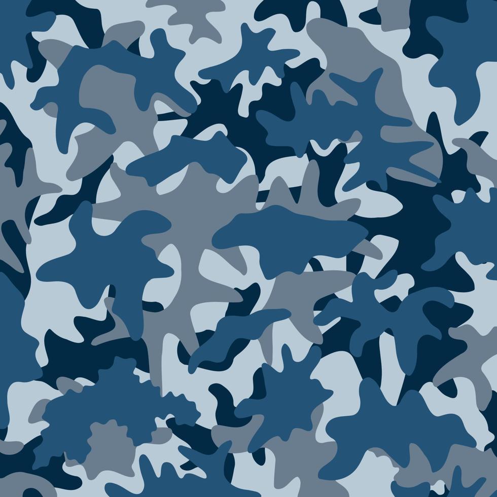 azul marino mar océano soldado sigilo campo de batalla naval camuflaje rayas patrón militar fondo concepto vector