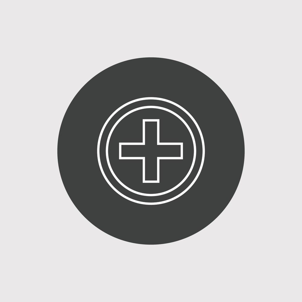 Add icon vector on white background. plus icon vector. document add plus Icon