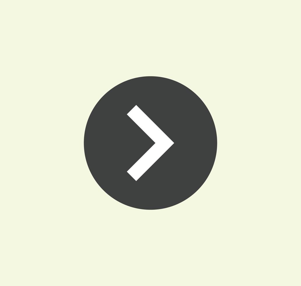 arrow symbol for website or web template. arrow icon vector on white background