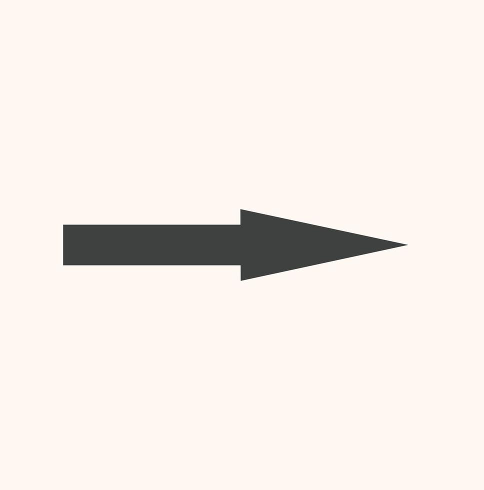 arrow icon vector on white background. arrow icon vector